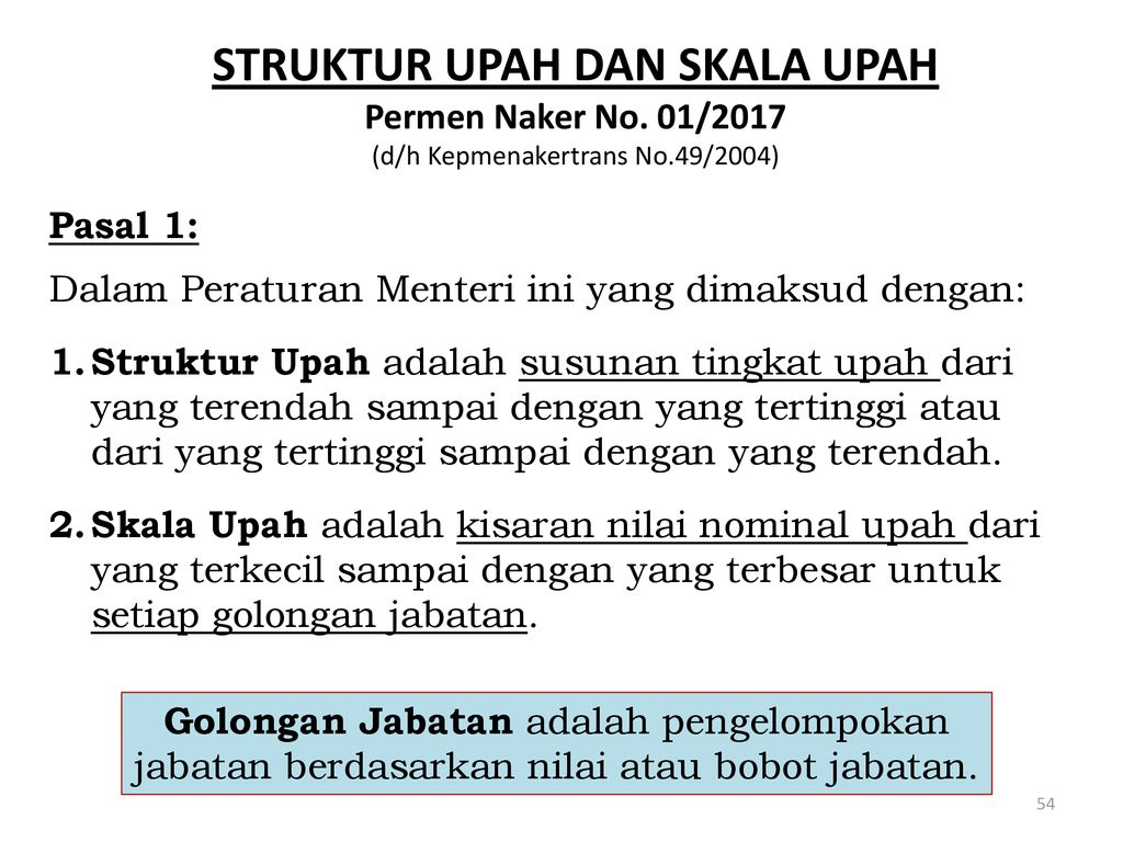 Contoh Surat Keputusan Struktur Dan Skala Upah Ini